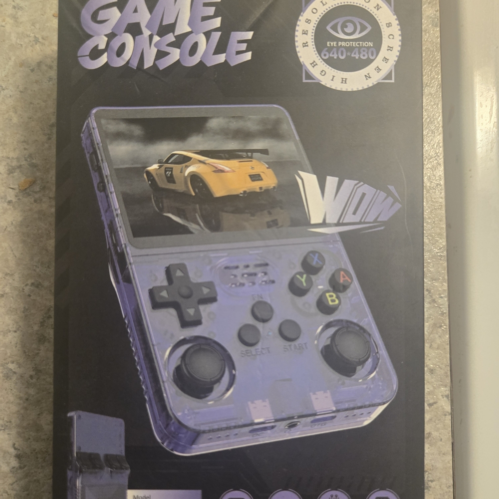 White Handheld Game Console